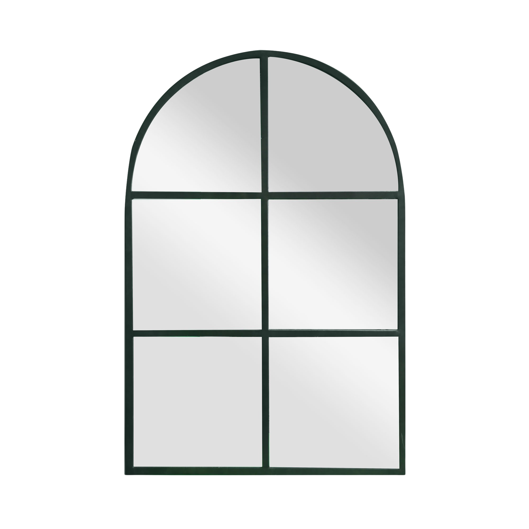 Arched Metal Frame with Mirror 900x1900
