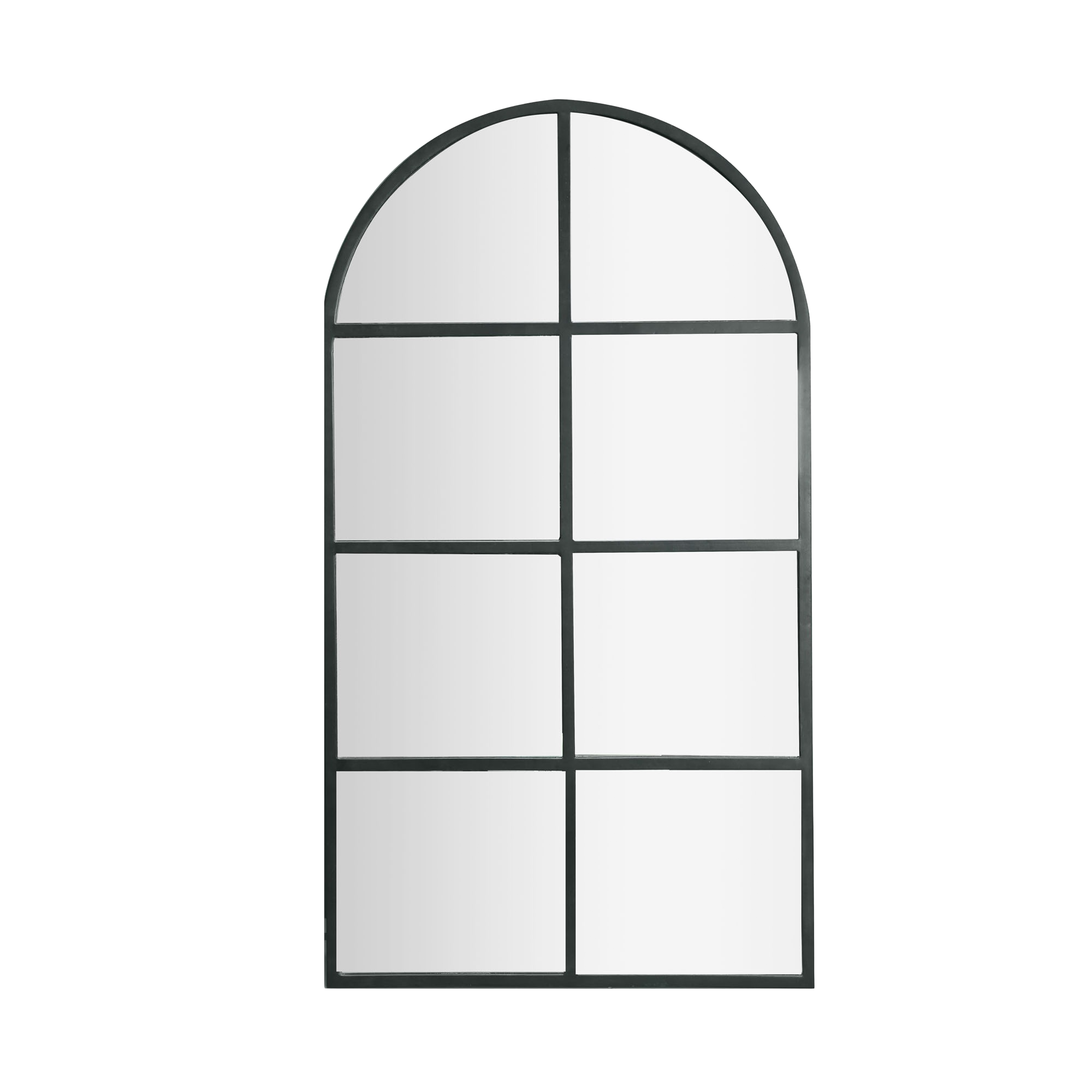 Arched Metal Frame with Mirror 900x2000