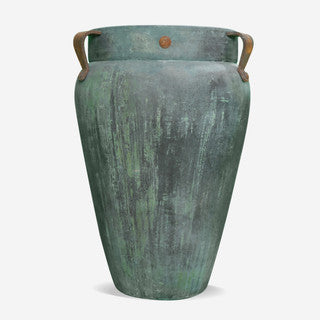 Morocco Urn With Metal Handles