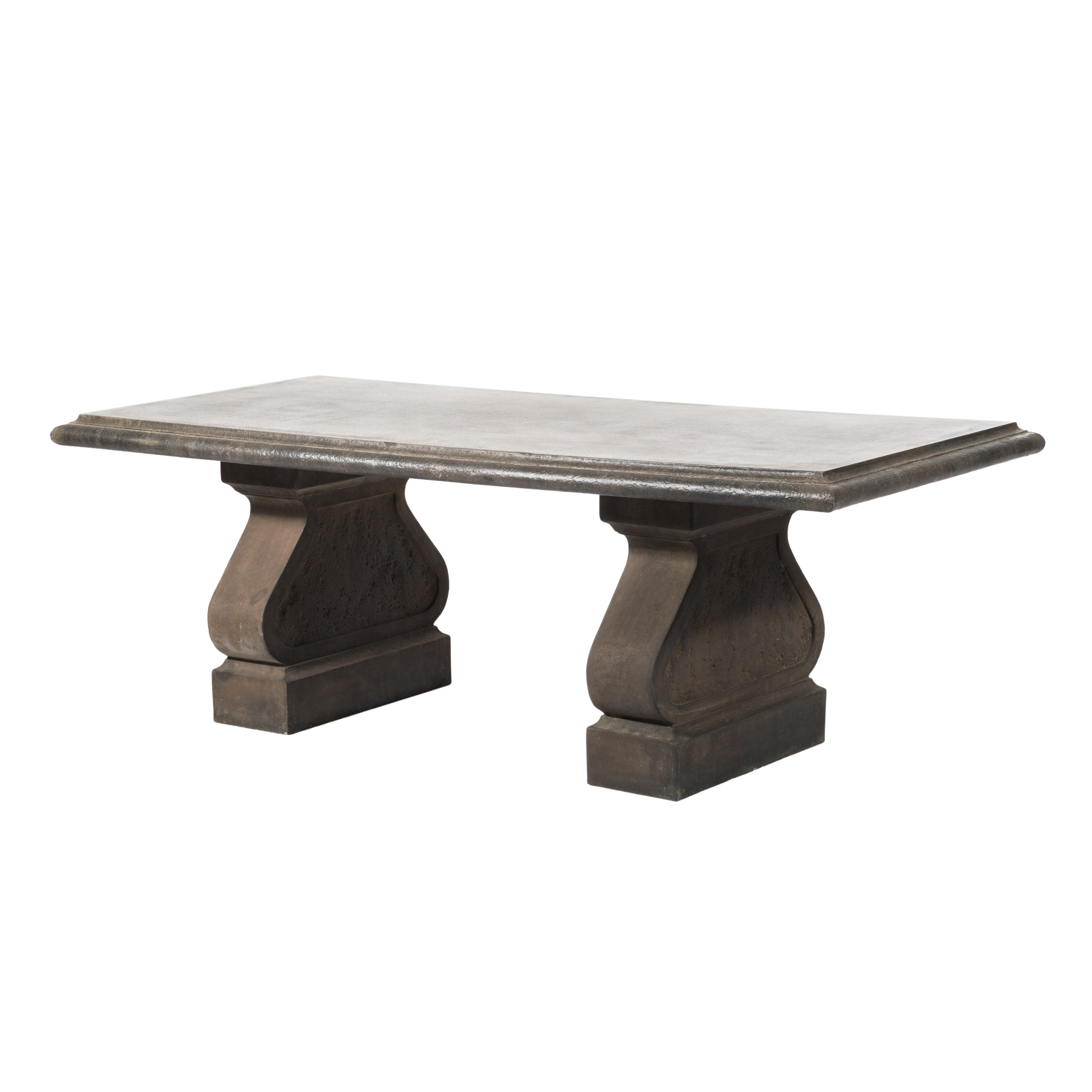 amalfi dining table fossil venetian edge
