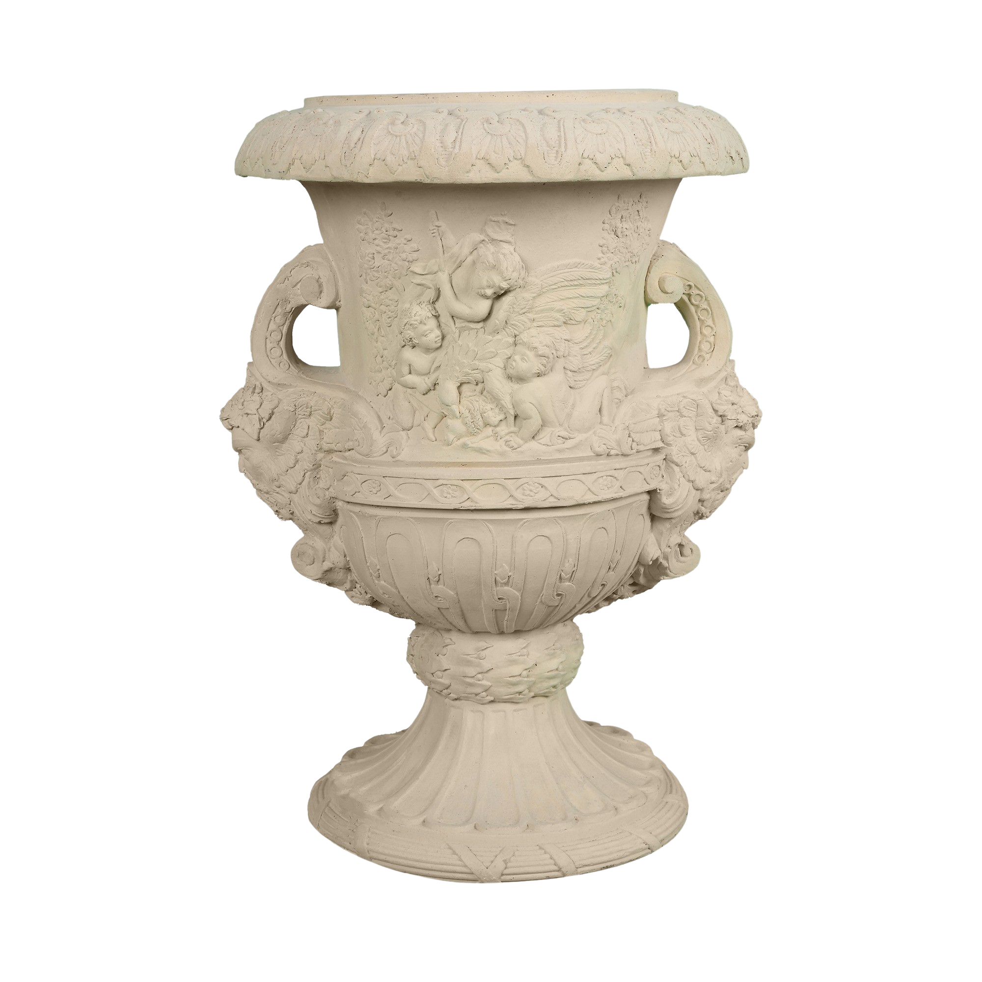 Brittany Urn w/lid Model B (Cupid)