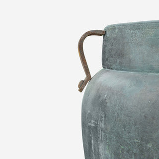 Morocco Urn With Metal Handles