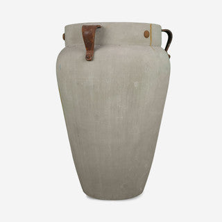 Morocco Urn With Metal Handles