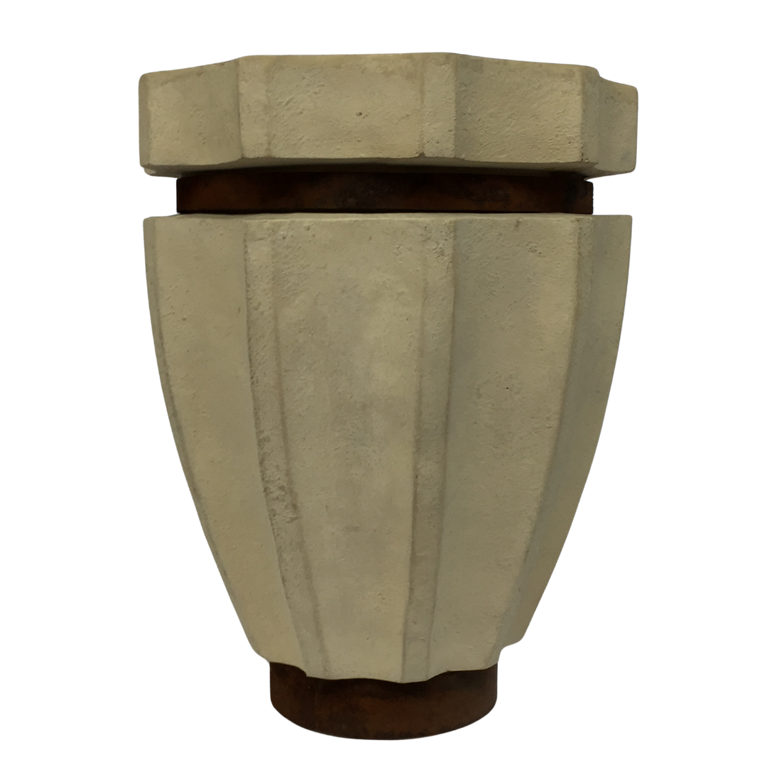 Galliac Planter with Metal Bands